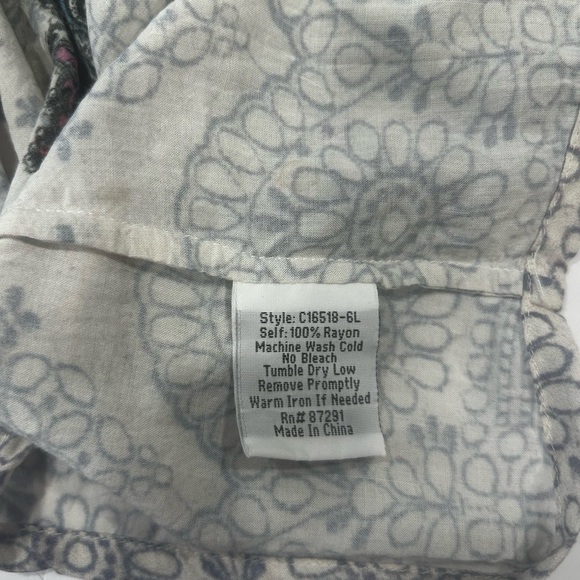 Johnny Was pullover top women’s size XS tropical birds summery vacation casual - Picture 10 of 16